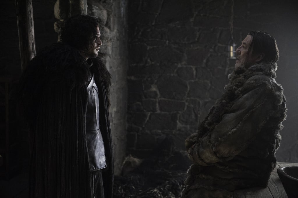 Traveling North Beyond the Wall to Assassinate Mance Rayder (Season 4)