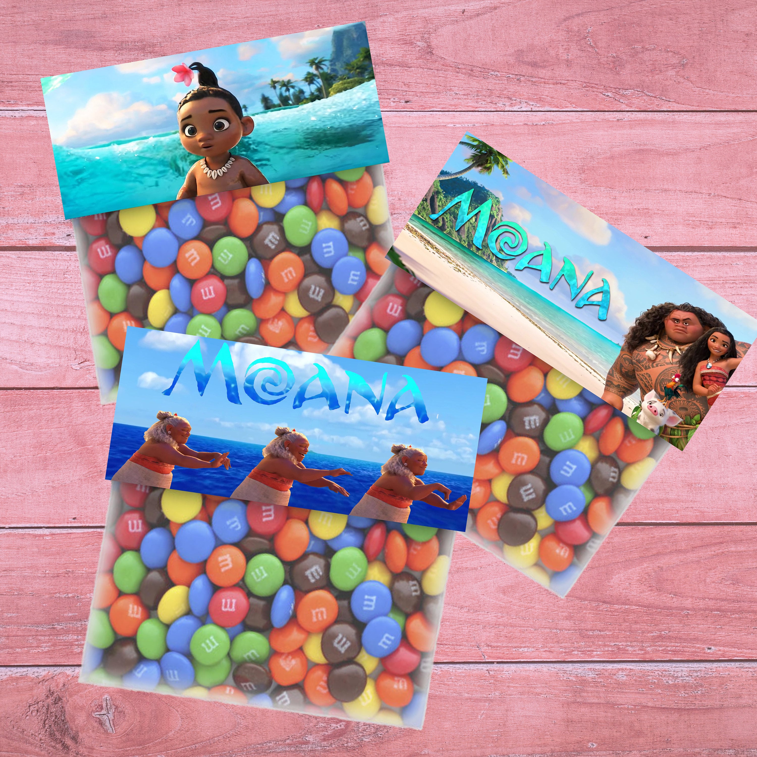 Baby Moana Birthday Party Water Labels, Baby Moana Birthday Party Drinks,  Baby Moana Birthday, Moana Party Labels 