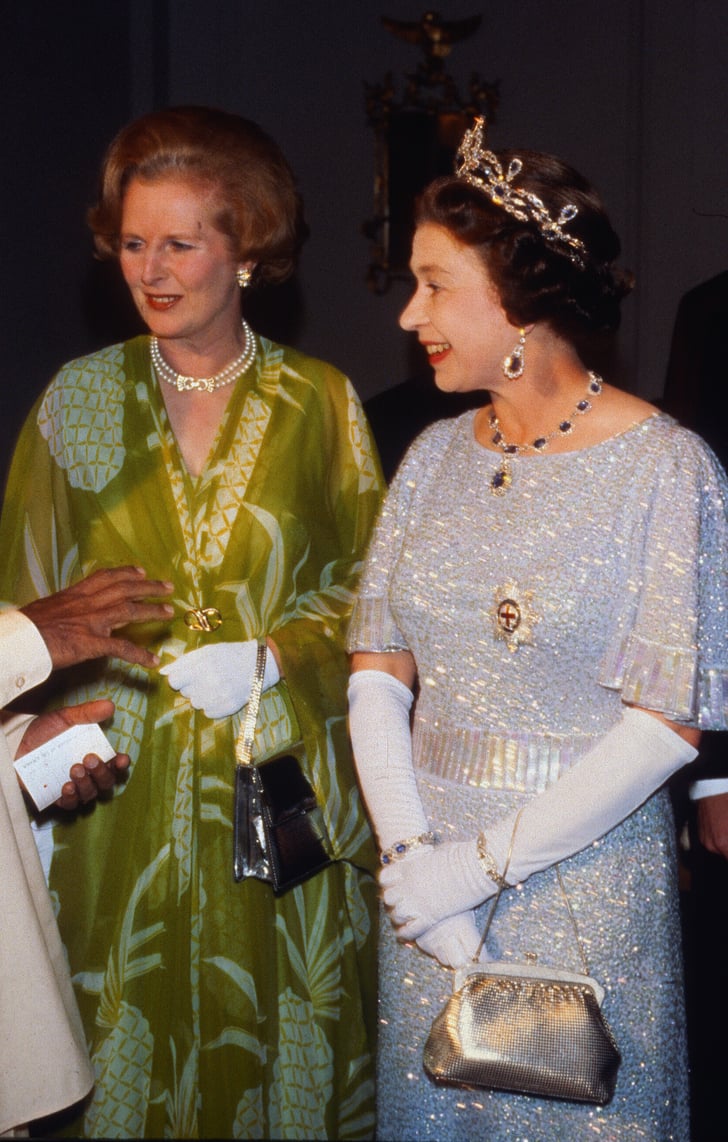 With Margaret Thatcher — the UK's first female Prime Minister — in
