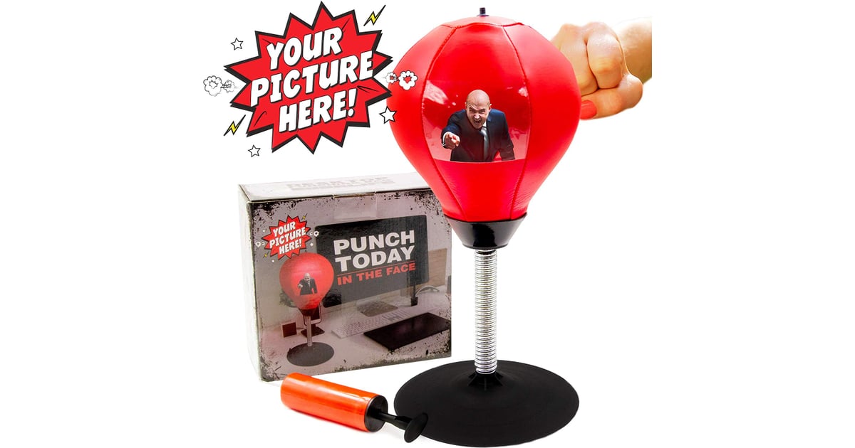 Desktop Punching Bag With Photo Insert The Best White Elephant