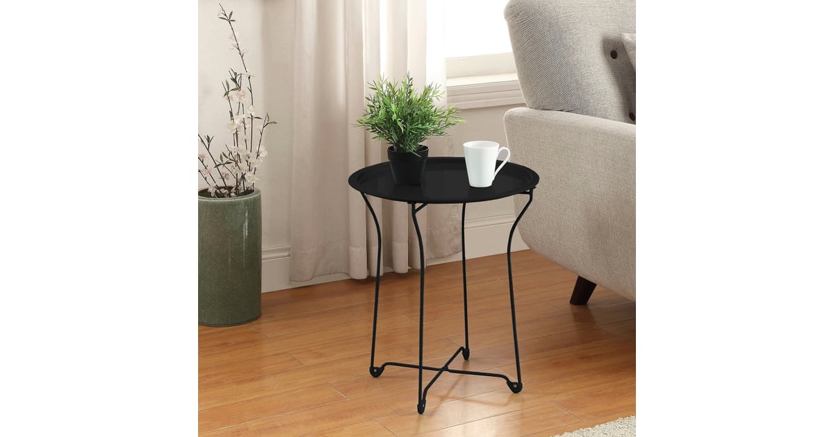 End Table in Metal Black Best Target Furniture Under 50 POPSUGAR