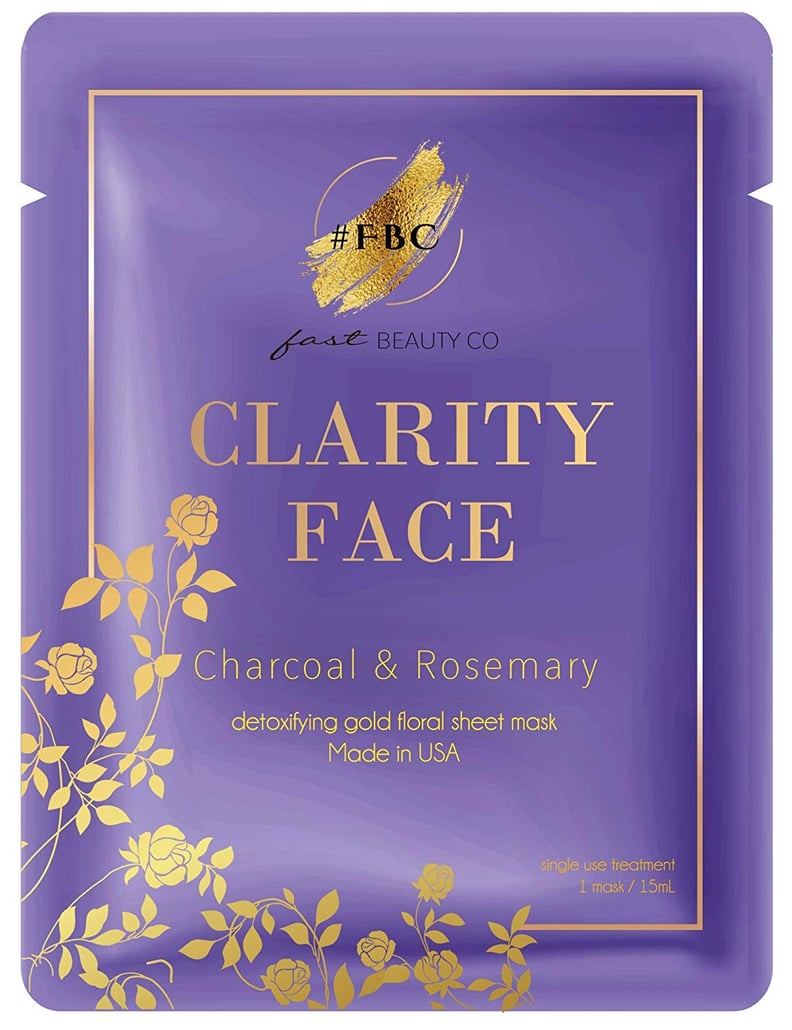 Fast Beauty Co. Detoxifying Gold Floral Sheet Mask