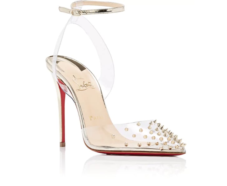 Gigi's Exact Christian Louboutin Heels | Gigi Hadid Gold Versace ...