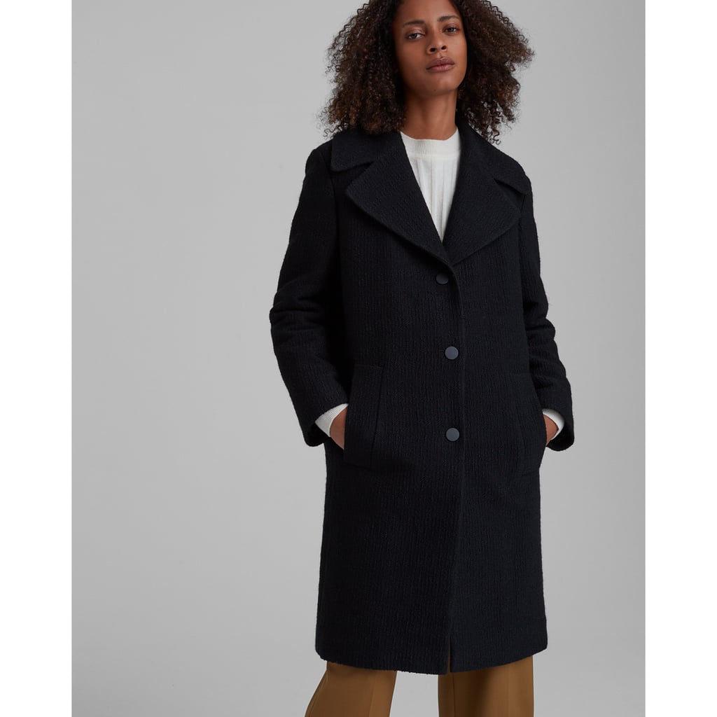 Mango Quilted Bouclé Coat