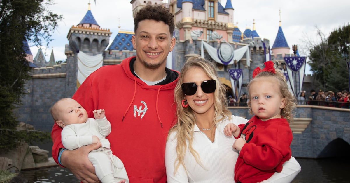 Patrick and Brittany Mahomes take their kids to Disneyland to celebrate Super Bowl victory