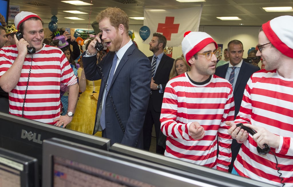Prince Harry at ICAP Charity Trading Day December 2016