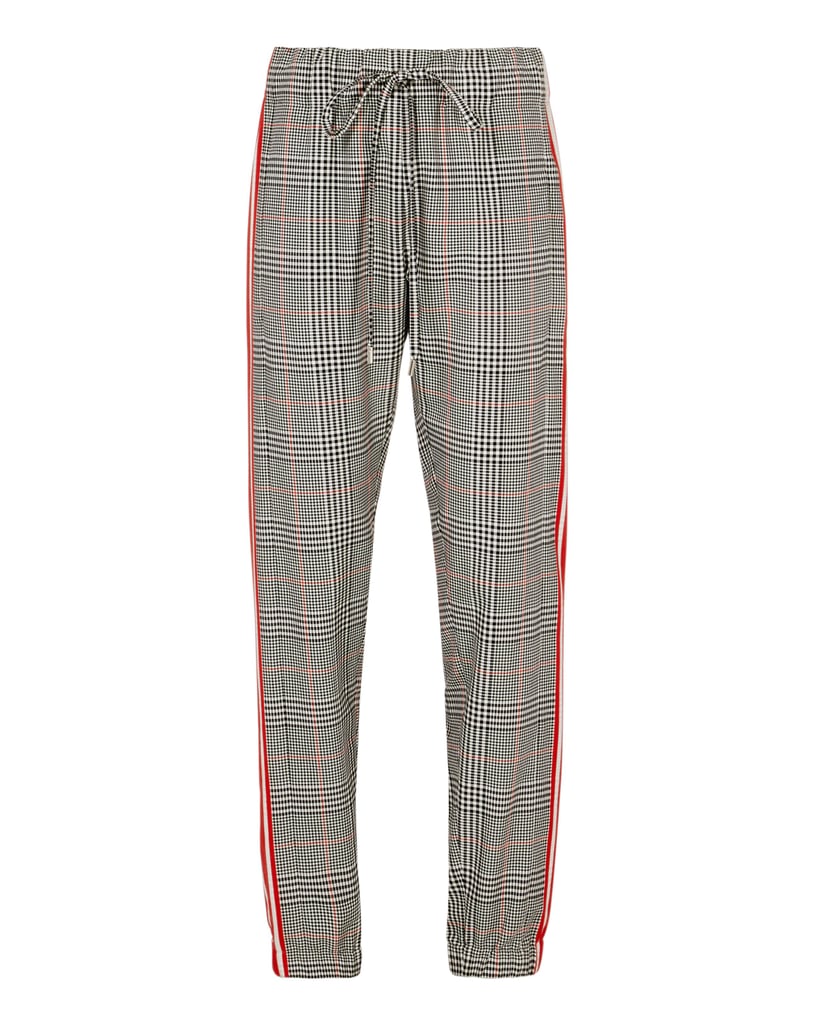 plaid jogger pants womens