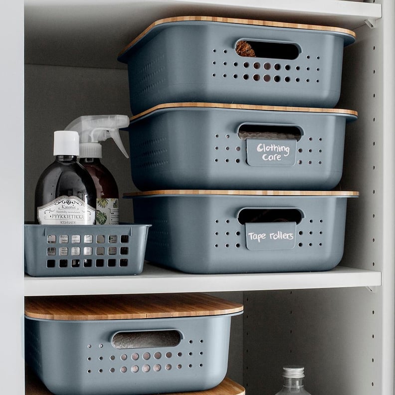 The Container Store Nordic Storage Baskets with Handles