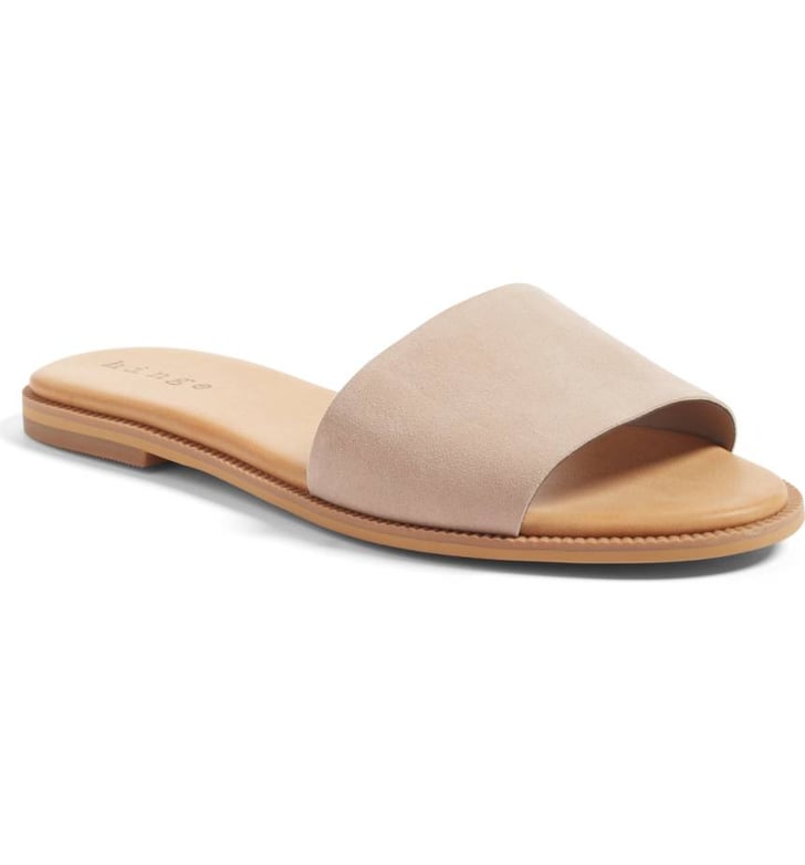 Hinge Mere Flat Slides | Best Sandals Under $100 | POPSUGAR Fashion ...