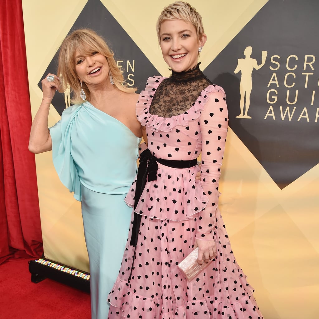 Goldie Hawn And Kate Hudson At The 2018 Sag Awards Popsugar Celebrity