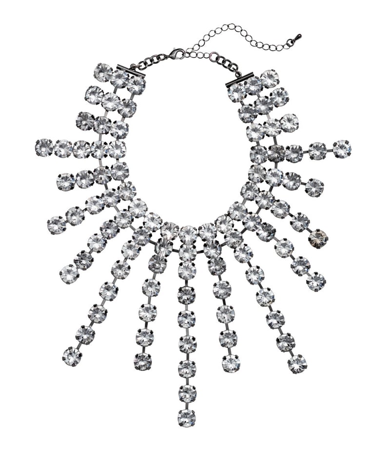 H&M Wide Rhinestone Necklace