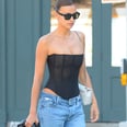 Irina Shayk's Latest Street Style Might Make You Rethink Your Stance on Low-Rise Jeans