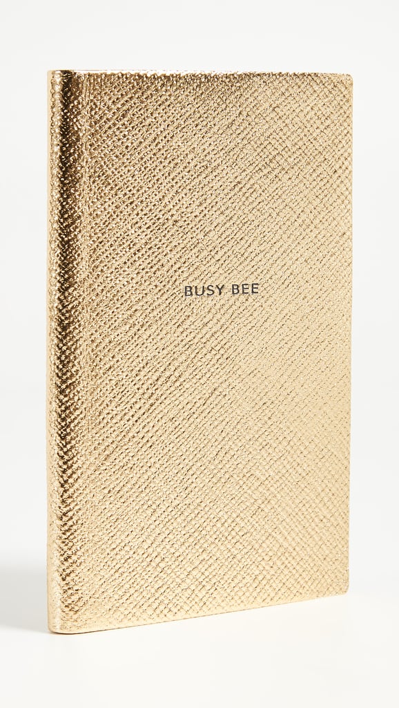 Smythson Busy Bee Panama Notebook