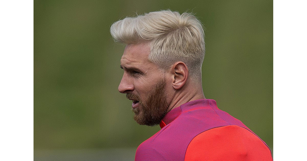 Lionel Messi's Blond Hair July 2016  POPSUGAR Latina Photo 2
