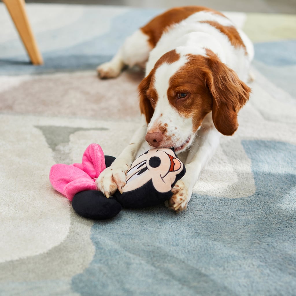 Minnie Mouse Round Plush Squeaky Dog Toy