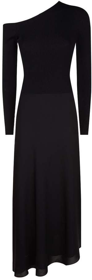 Theory Asymmetric Neck Sweater Dress 