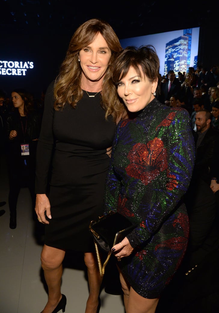 Kris and Caitlyn Jenner at the Victoria's Secret Show 2015 ...