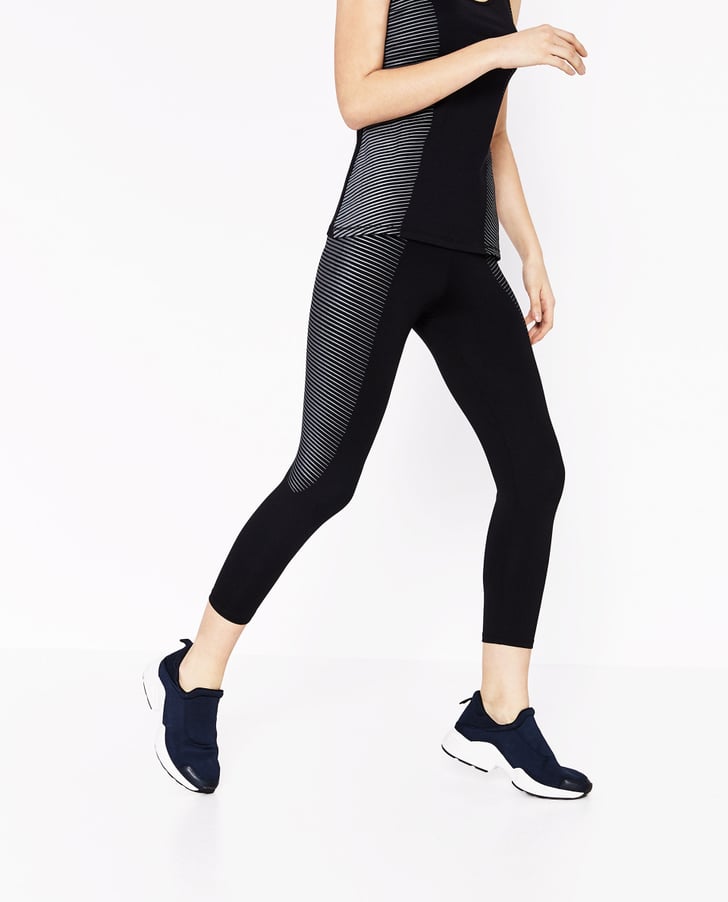 Cropped Leggings (30) Zara Launches Activewear Collection Gymwear POPSUGAR Fitness Photo 7