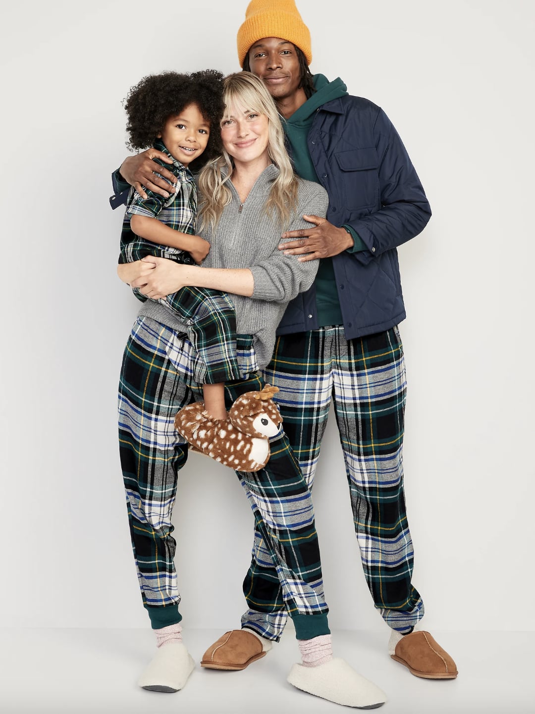 Flannel matching christmas clearance pajamas