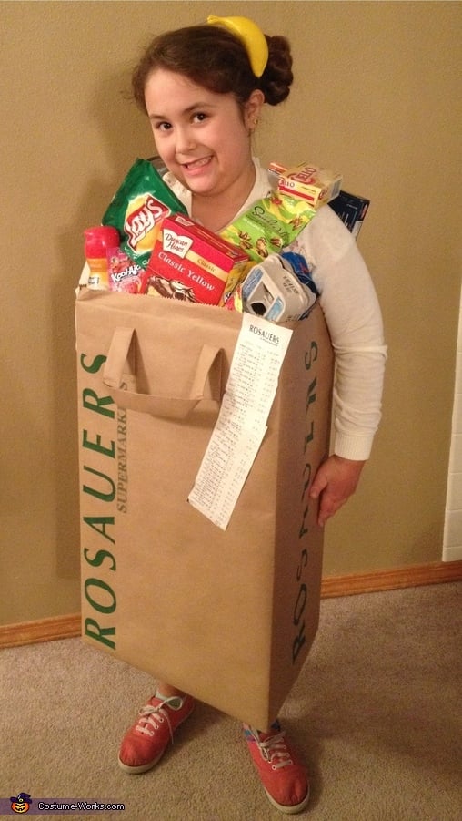Bag of Groceries | DIY Kids' Halloween Costumes From Old Clothes ...