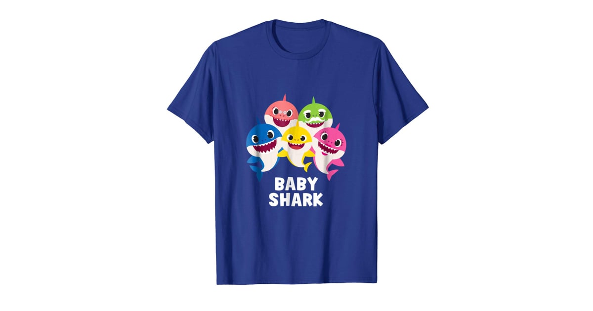 Pinkfong Baby Shark T-Shirt Mädchen - Mit Brooklyn Hai Design & Rüschen