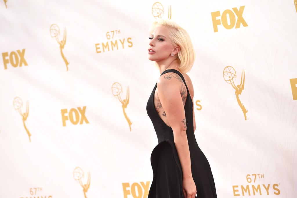 Lady Gaga at the Emmy Awards 2015