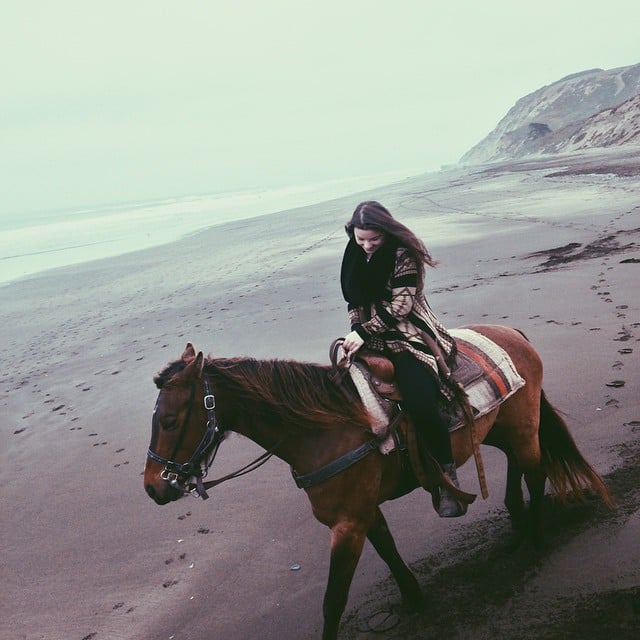 Book a horseback riding adventure on the beach.