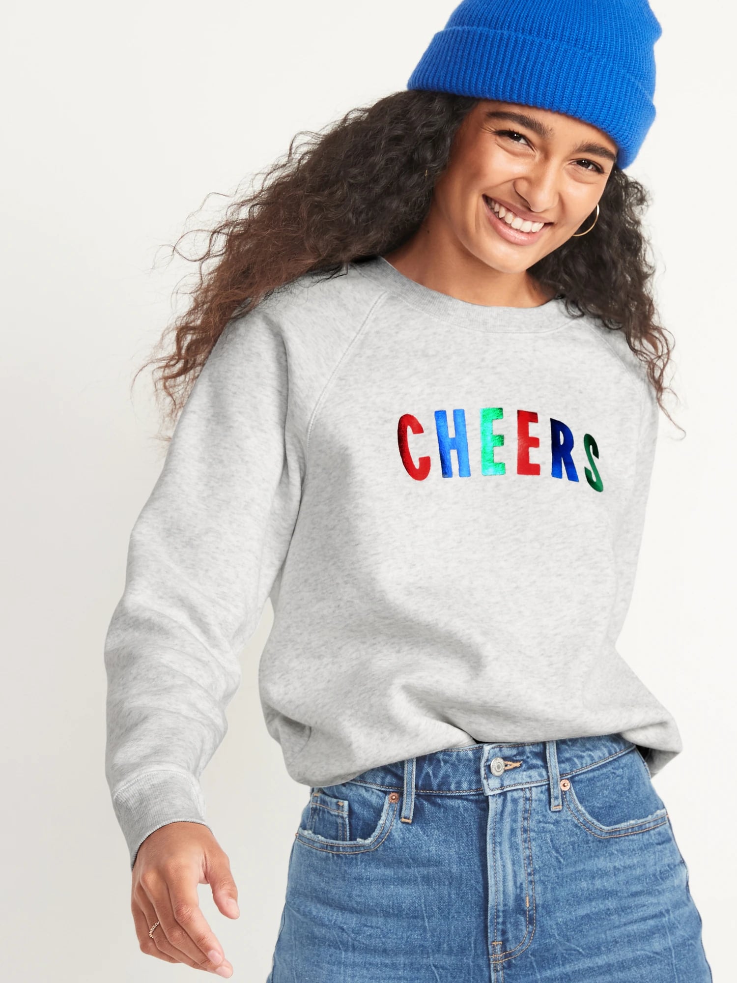 Something to Celebrate Old Navy Vintage Crew Neck Sweatshirt