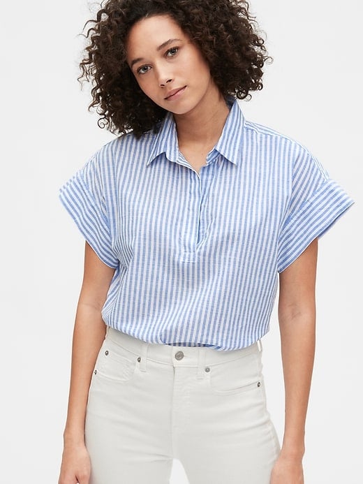 Gap Collared Popover Top