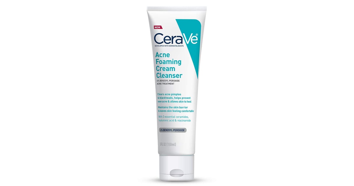 Benzoyl Peroxide Cleanser CeraVe Acne Foaming Cream Cleanser Benzoyl