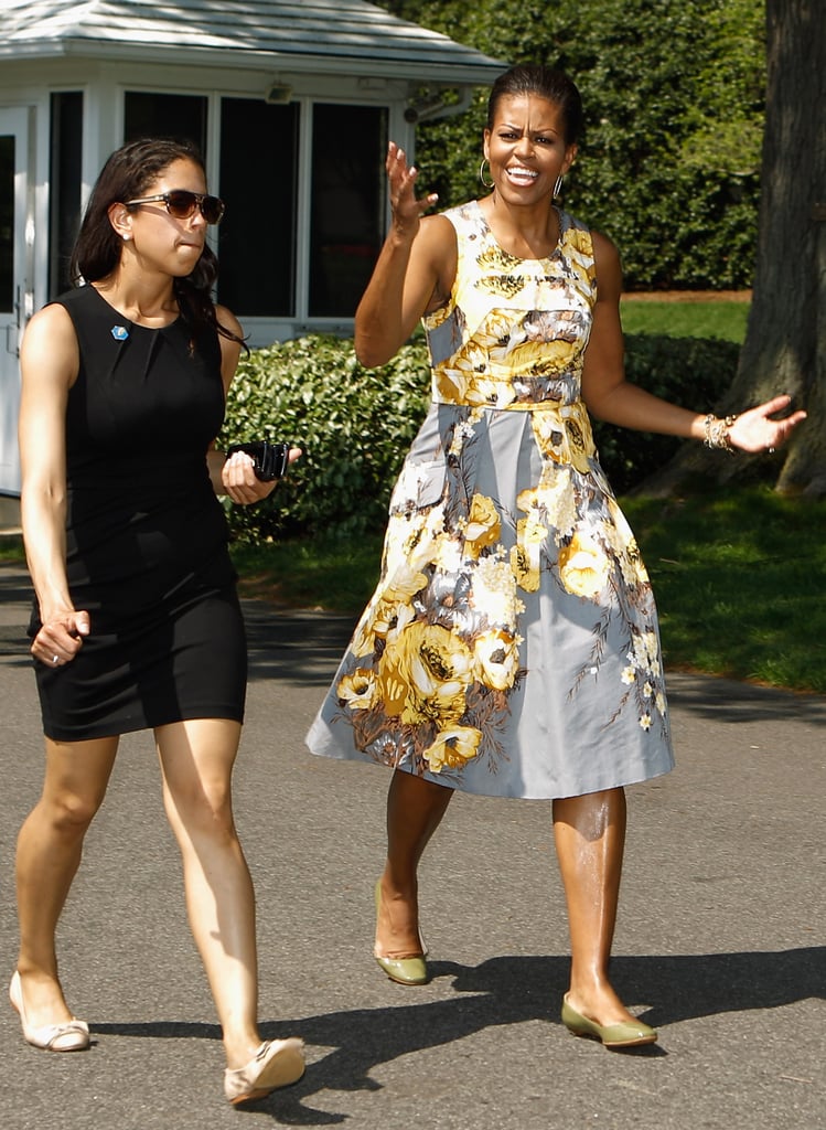 Michelle Wore Flats With Her Easter Dress Back in 2011