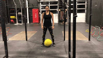 How to Do a D Ball Over the Shoulder POPSUGAR Fitness