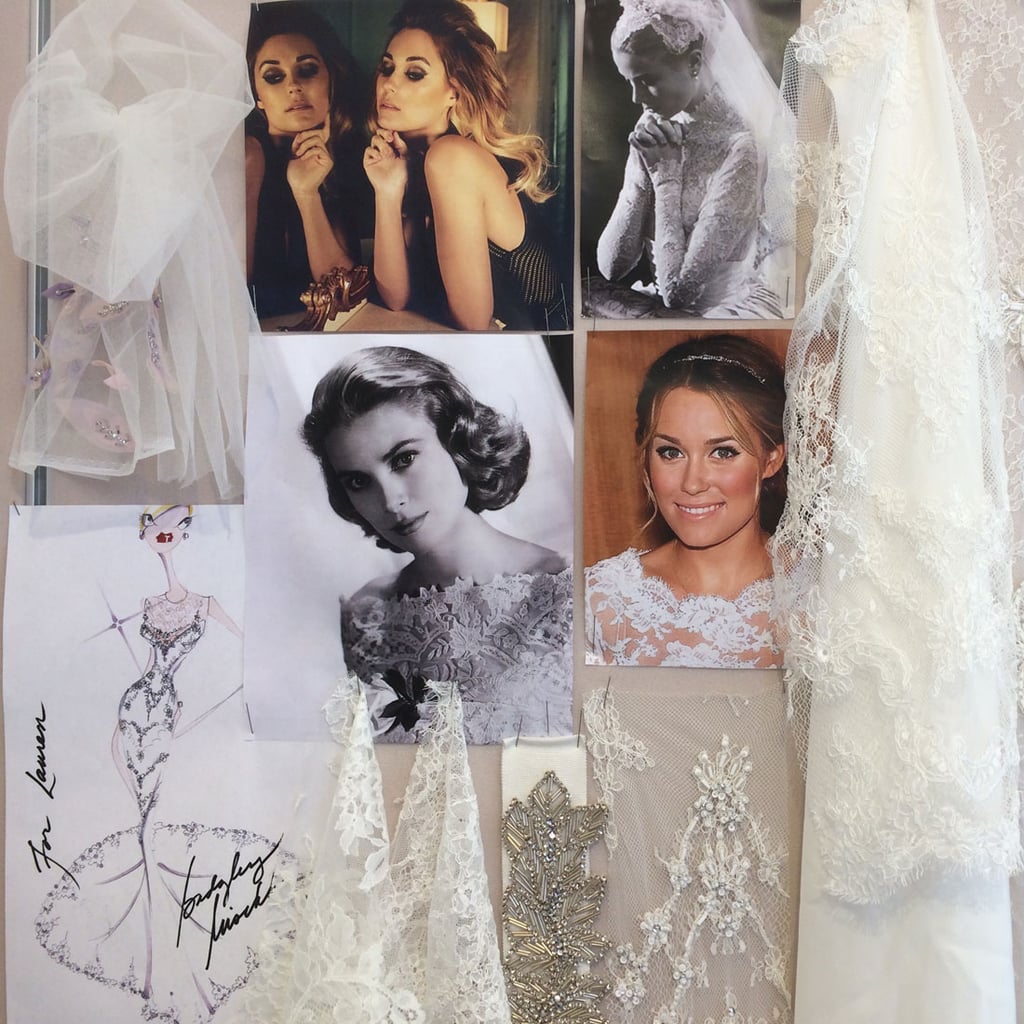 Pictures Of Lauren Conrad S Wedding Dress Design Popsugar