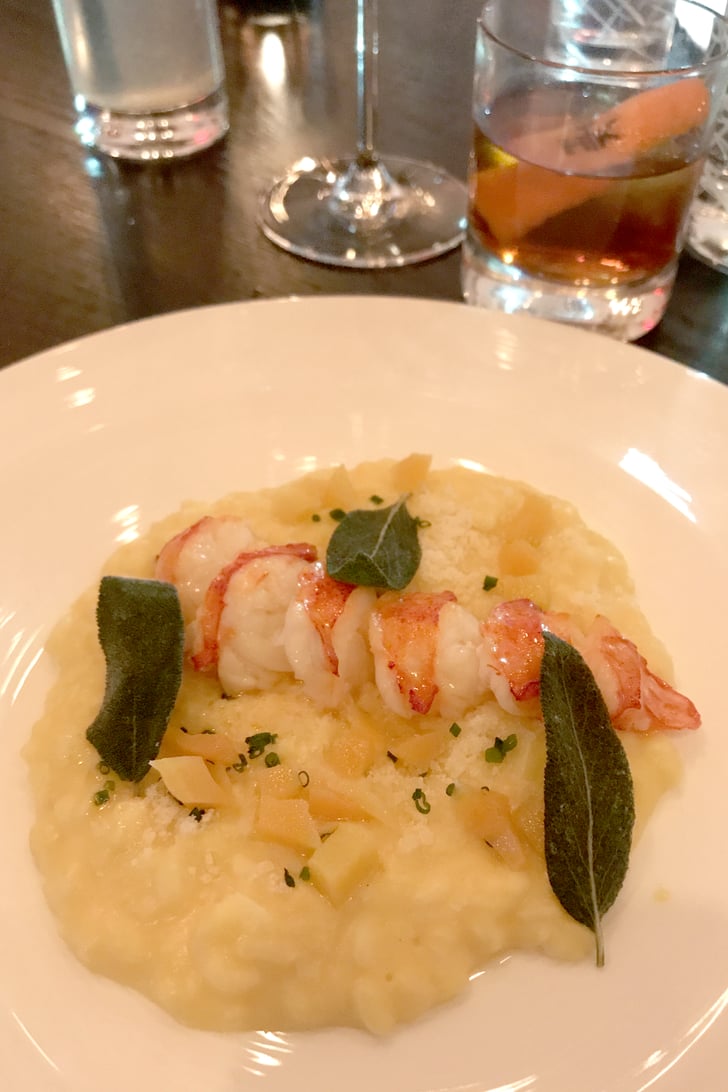 I'll be dreaming about the lobster risotto with butternut squash and