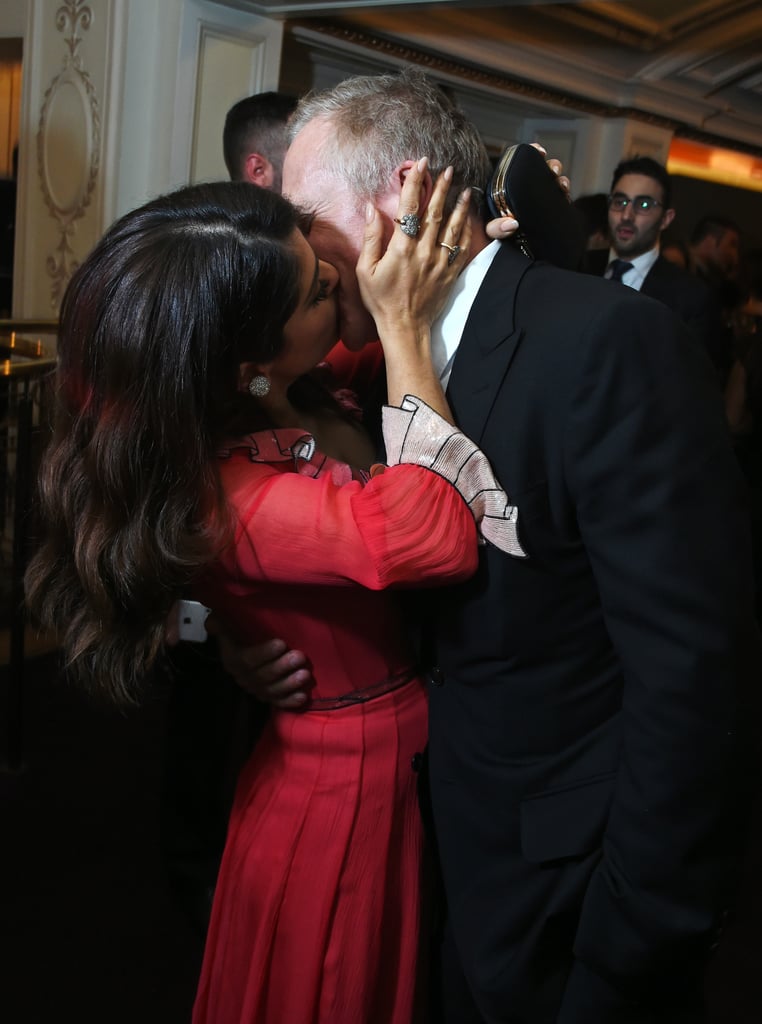 Salma Hayek and Francois-Henri Pinault Having a Sexy Makeout Session