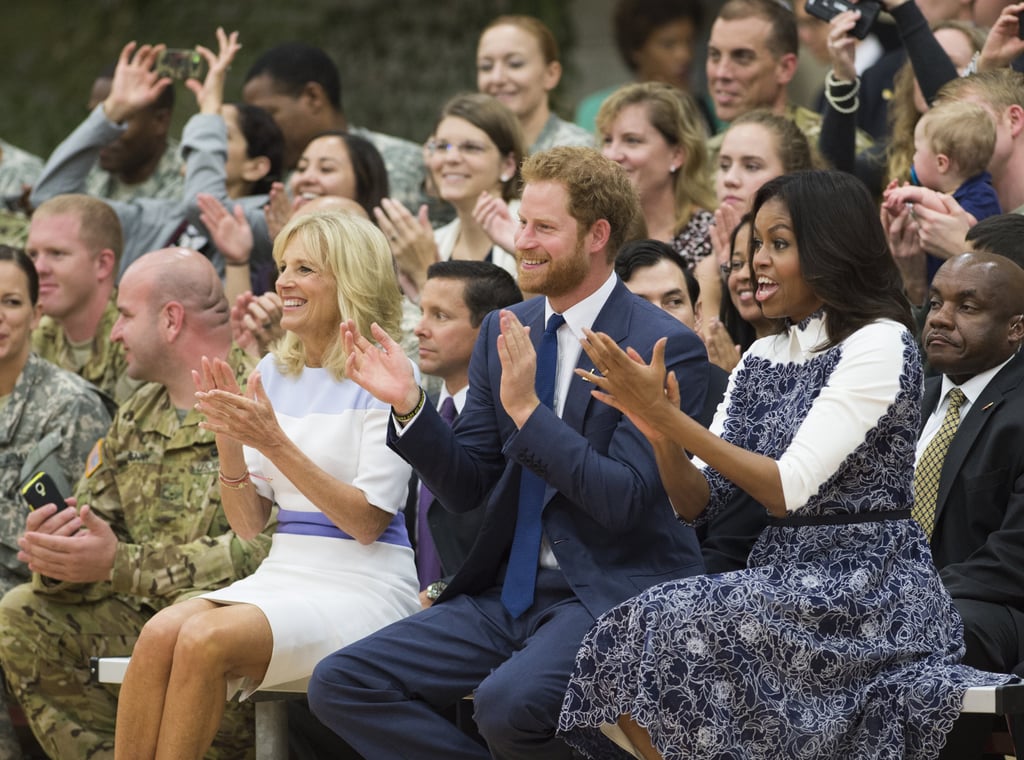 Prince Harry and Michelle Obama at Invictus Games Event 2015