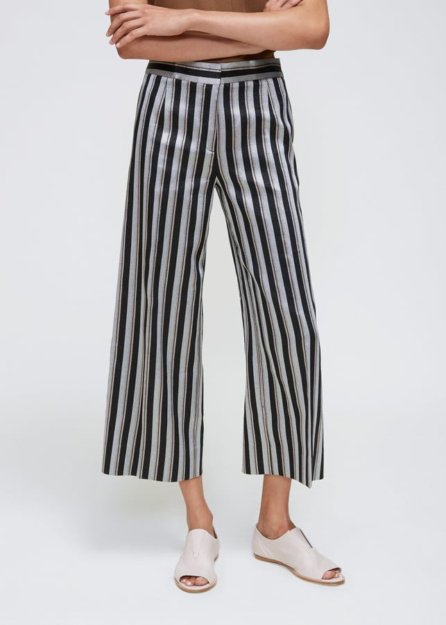 Protagonist Metallic Stripe Cropped Trousers
