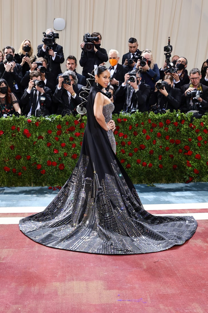 Alicia Keys Ralph Lauren Met Gala Dress | Photos | POPSUGAR Fashion