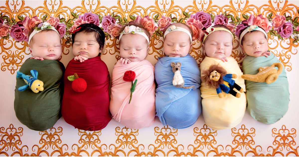 Photo Shoot Of Babies As Disney Princesses Popsugar Family