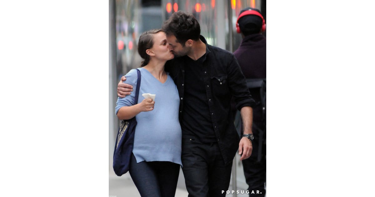 Natalie Portman and Benjamin Millepied couldn’t keep their hands off