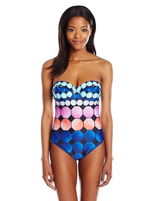 Ted Baker Women's Ceca Marina Mosaic Cup One Piece Swimsuit ($144)