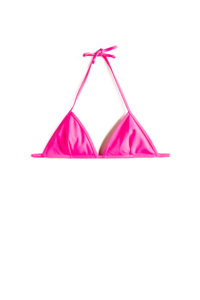 Pink Triangle Bikini Top