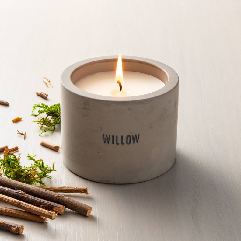 Coffee Table Candle: Willow Soy Blend Mini Cement Candle