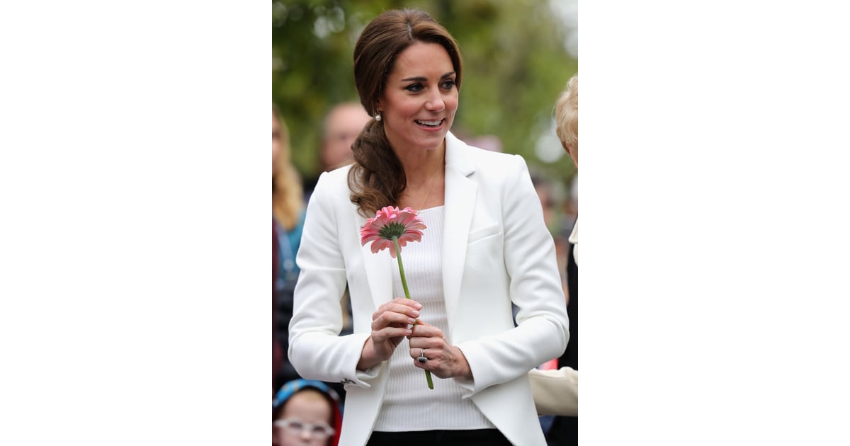 Kate Middleton Wearing Zara Jeans and Blazer in Canada ...