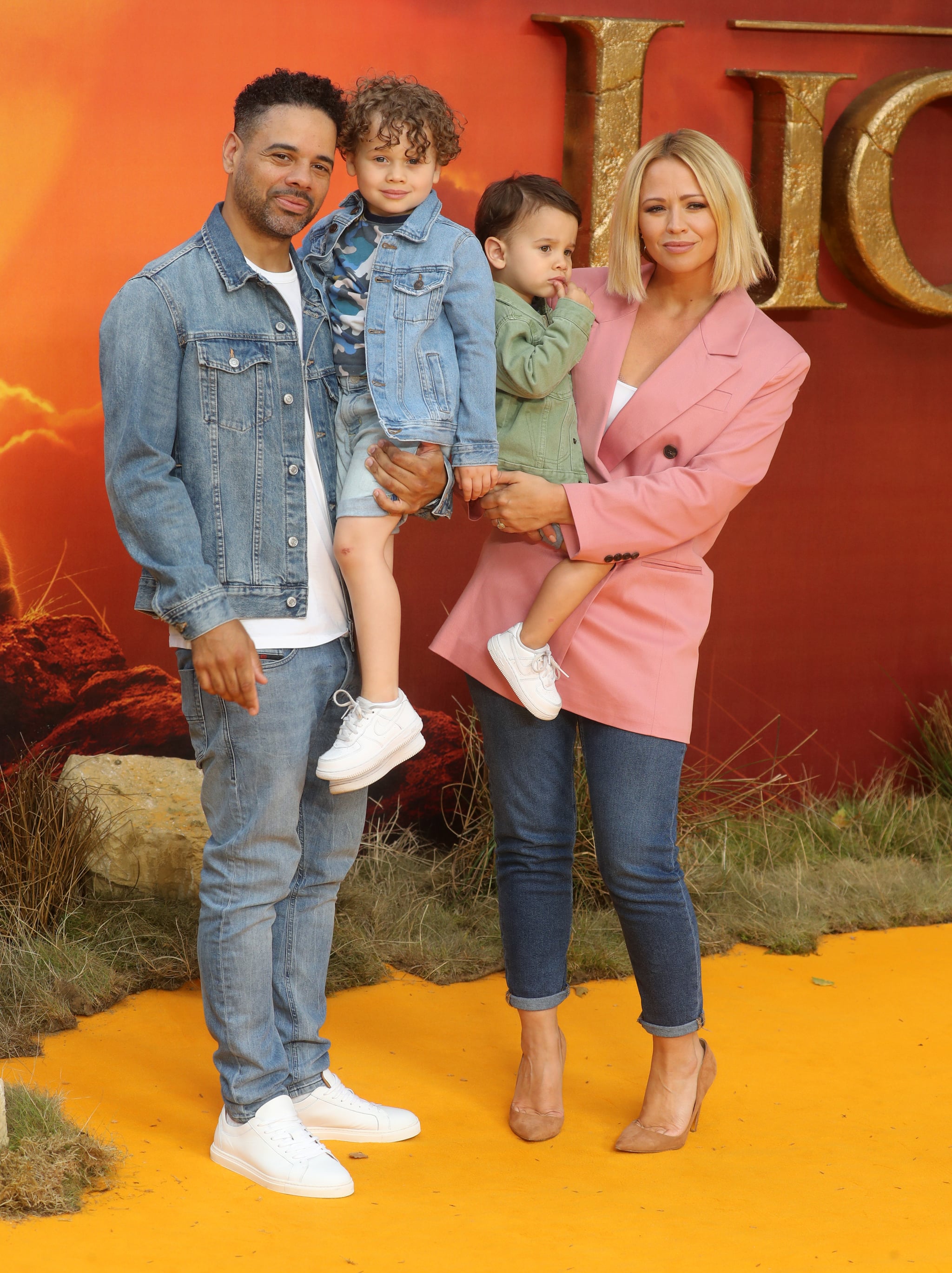 Pictured Justin Scott And Kimberley Walsh At The Lion King Premiere At Last Beyonce Meghan Markle And Prince Harry Finally Unite At The Lion King S Uk Premiere Popsugar Celebrity Photo 25