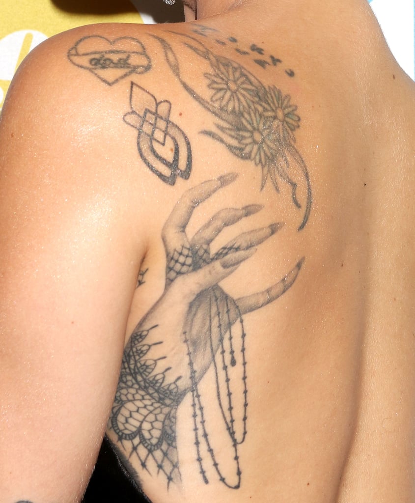 Lady Gaga的怪物的爪子纹身