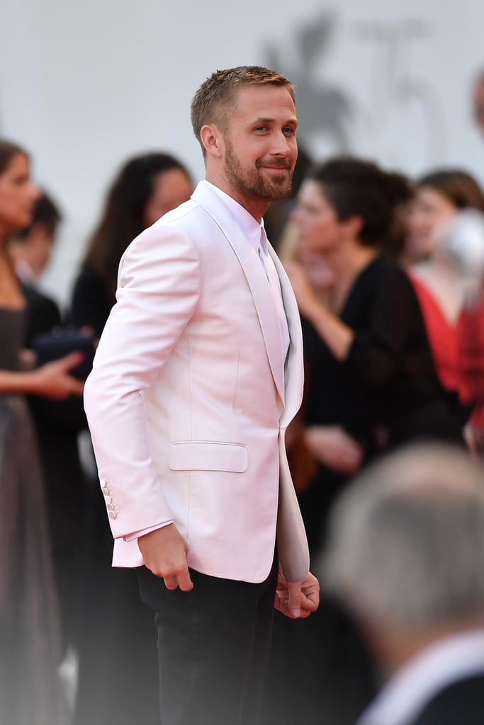 Ryan Gosling Promoting First Man Pictures