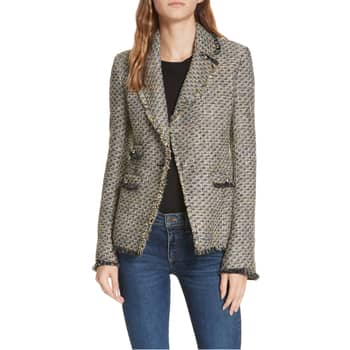 Veronica beard clearance fabian tweed jacket