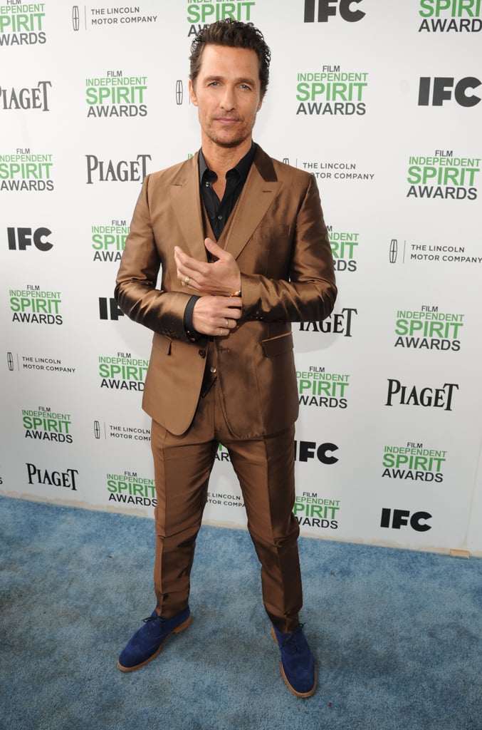 Matthew McConaughey at the Spirit Awards 2014