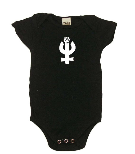 Feminist Fist Onesie